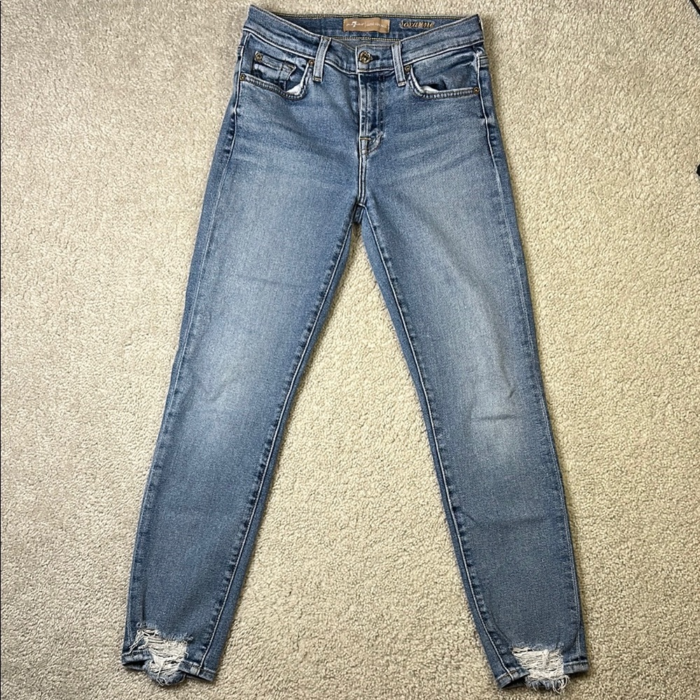 7 For All Mankind Roxanne Ankle Skinny Jeans